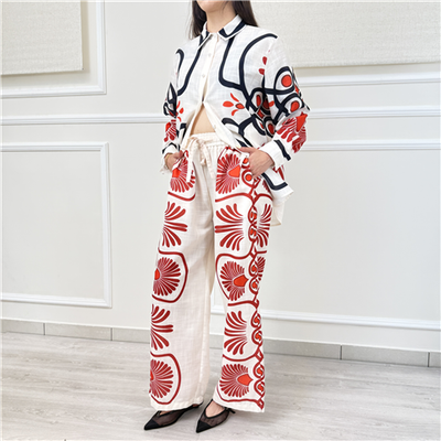 Pantalone Palazzo Fantasia Tpn Art. Hintonp