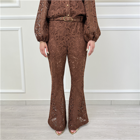 Pantalone Con Cintura Tpn Art. Dunbarp, Taglia: M, Colore: TABACCO
