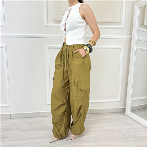 Pantalone Cargo Tpn Art. Shelby, Taglia: M, Colore: OLIVA