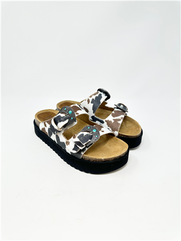 Sabot Platform In Cavallino Taji Art. Buckleplatform Sabot Platform In Cavallino Taji Art. Buckleplatform, Taglia: 36, Colore: MUCCATO