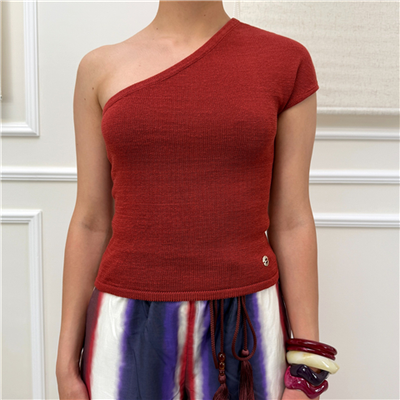 Top In Maglia Monospalla Twinset Art. 261at3053