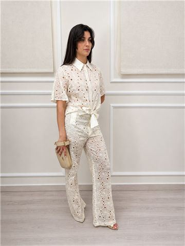 Camicia Ricamo Sangallo