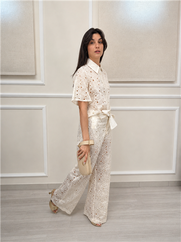 Pantalone Ricamato Sangallo