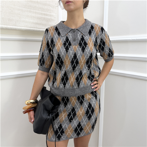 Pullover Rombi E Strass Pullover Rombi E Strass