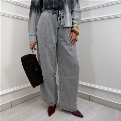Jeans Cropped Barrel Jeans Cropped Barrel