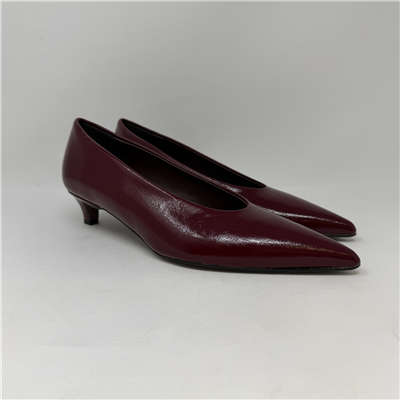 Décolleté Bordeaux Effetto Vernice Décolleté Bordeaux Effetto Vernice