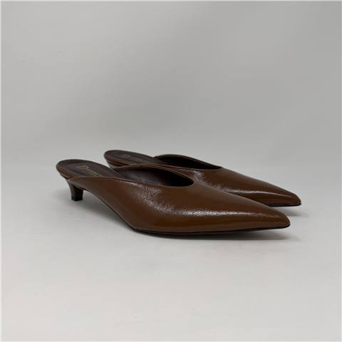 Mule In Vernice Mule In Vernice, Taglia: 38, Colore: CUOIO
