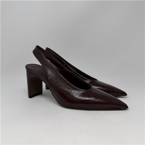 Slingback In Vernice Moro Slingback In Vernice Moro, Taglia: 37, Colore: MORO