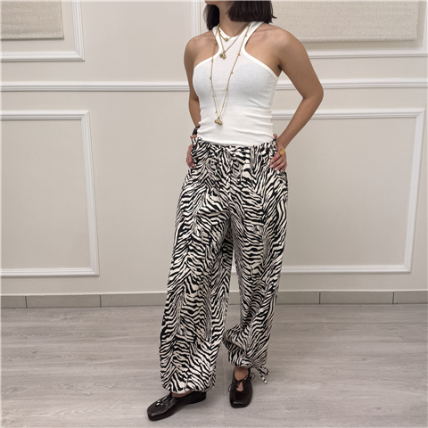 Pantalone Balloon Zebrato