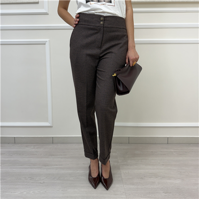 Pantalone Sartoriale Microfantasia Pantalone Sartoriale Microfantasia