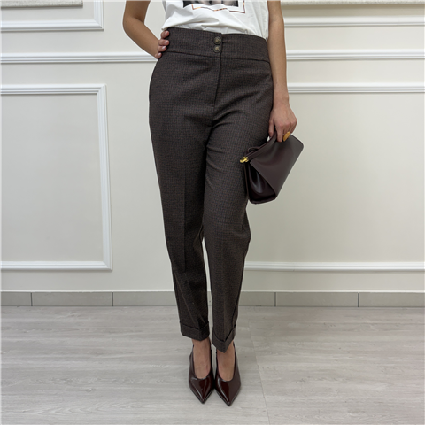 Pantalone Sartoriale Microfantasia