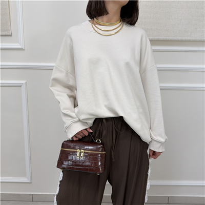 Felpa Oversize Girocollo Felpa Oversize Girocollo