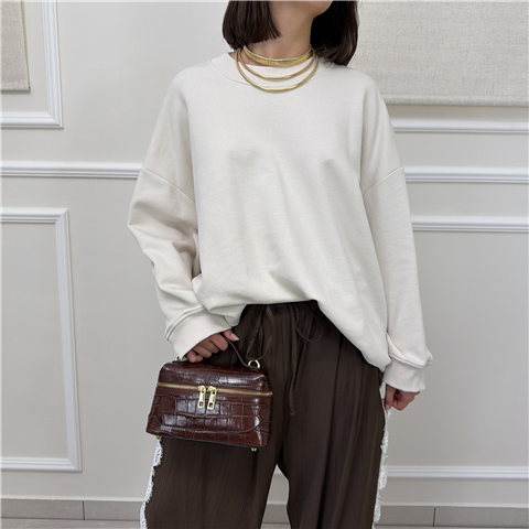 Felpa Oversize Girocollo