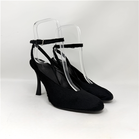Slingback In Cavallino Nero Slingback In Cavallino Nero, Taglia: 36, Colore: NERO