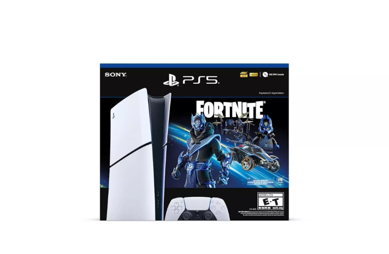 Sony Playstation PS5 Console Fortnite Cobalt Star Digital Edition