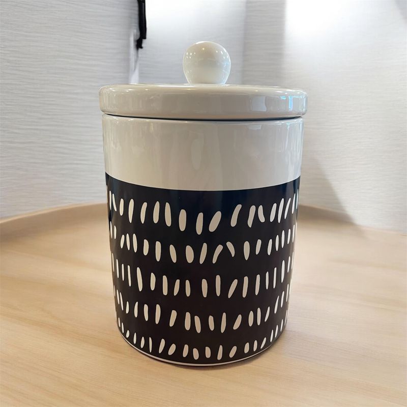 HXHD051  WHT/BLUE PRINT CANISTER