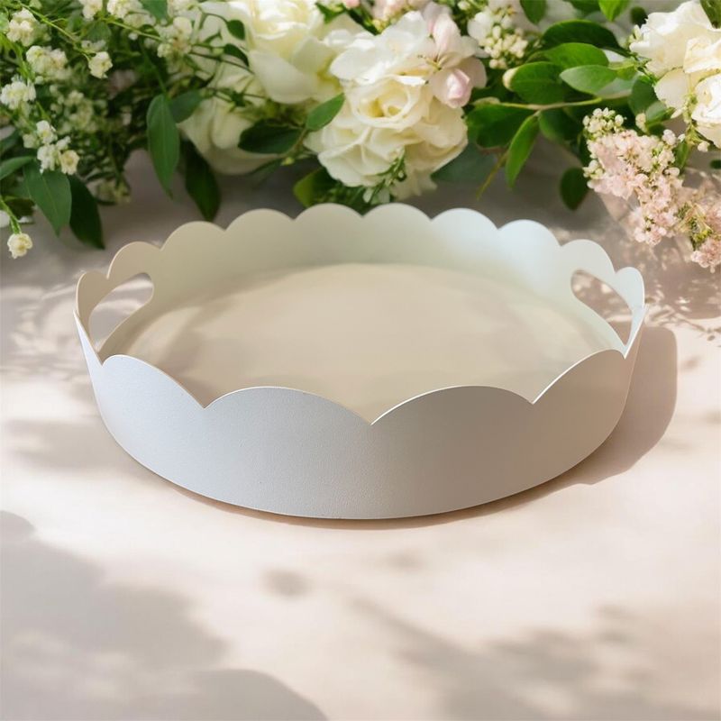 (PDH) 12" Round Sage Tray