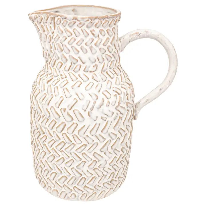 (RH) Textured Stoneware Stoneware Pitcher 9.5 Cups