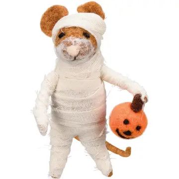 (RH) Mummy Mouse Critter Ornament
