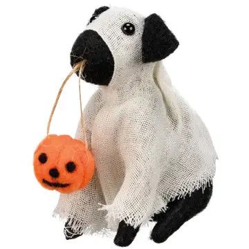 (RH) Ghost Dog Critter Ornament