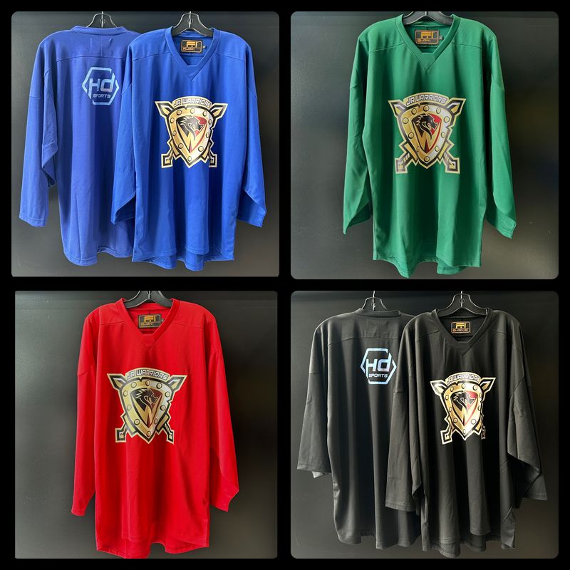 Hockey Practice Jersey with Custom Crest Logo