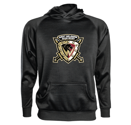 First Line Classic Hoodie, Adult/Youth: Youth, Color: Black, Size: YS