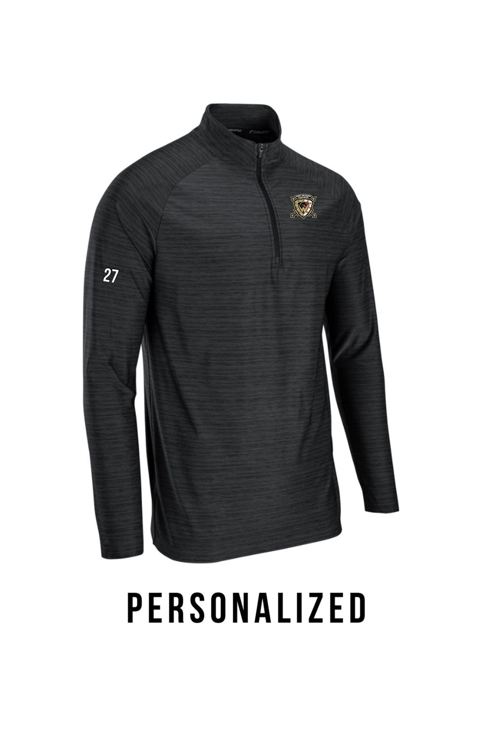 WKMHA QUARTER ZIP PULLOVER (ADULT) - PERSONALIZED