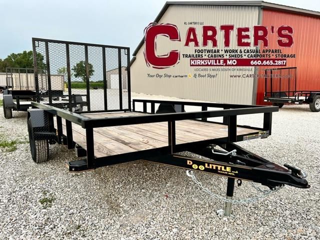 70392 *NEW* 2025 Doolittle Trailer Mfg 84&quot; X 12&#39; TUBE-TOP S/A Utility Trailer w/ 5&#39; EZ-LIFT SPRING-ASSISTED RAMP GATE!