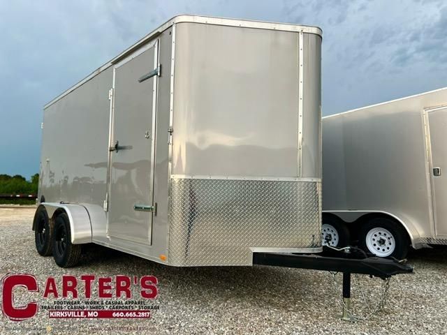 70408 *NEW* 2025 Doolittle Trailer Mfg 7&#39;X14&#39; W/ REAR BARN DOORS (SILVER) Cargo Trailer