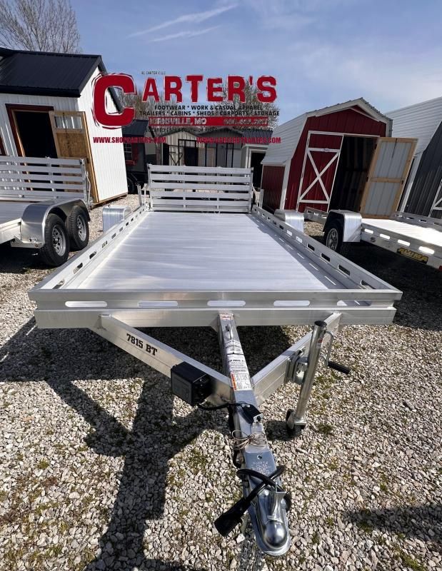 284565 *NEW* 2025 Aluma 7815S S/A 4,000 GVWR UTILITY TRAILER W/ BI-FOLD TAILGATE