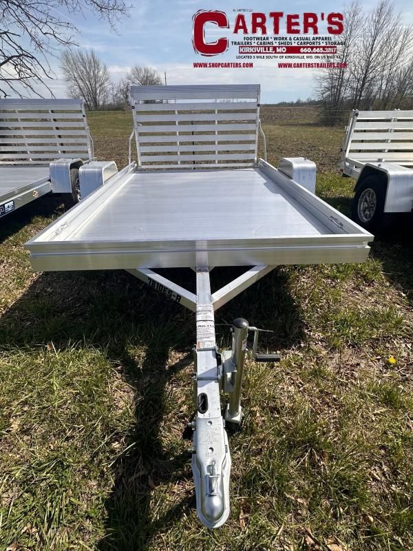 285012 *NEW* 2025 Aluma 7810 ESA S/A Utility Trailer W/ 44&quot; LONG RAMP GATE