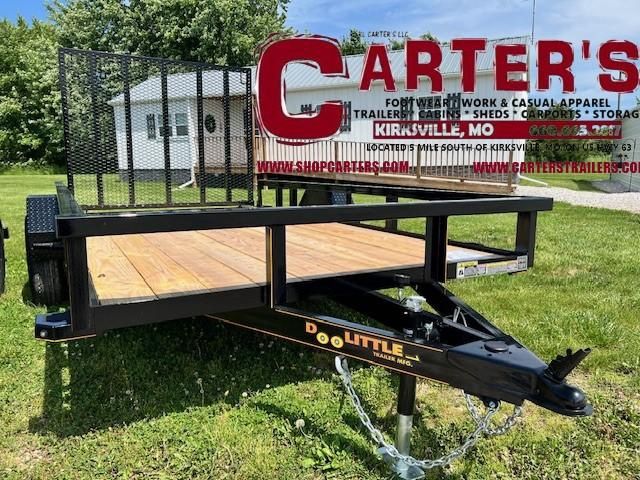 69828 *NEW* 2024 Doolittle Trailer Mfg 77&quot; X 12&#39; TUBE-TOP S/A Utility Trailer
