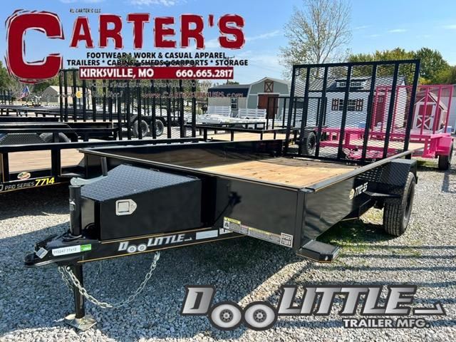 71372 *NEW* 2025 Doolittle Trailer MFG. 77&quot; X 12&#39; SS S/A SERIES Utility Trailer