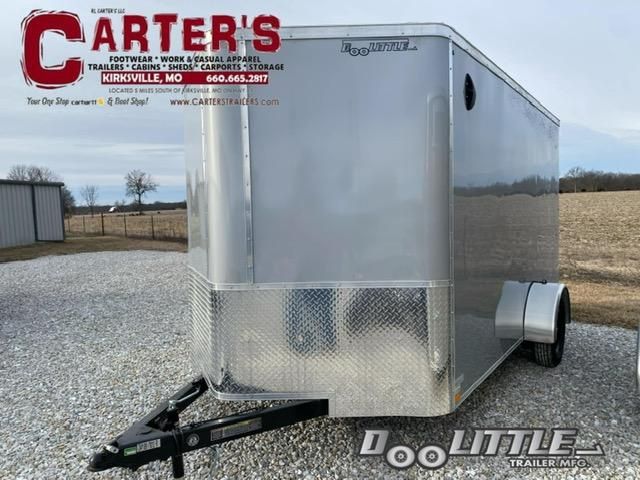 72544 ~NEW~ 2025 Doolittle Trailer Mfg 7&#39; X 12&#39; S/A CARGO W/ REAR RAMP DOOR &amp; SIDE DOOR *INCLUDES 5 YEAR FRAME WARRANTY!*
