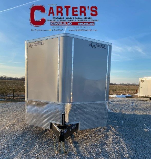72490 ~NEW~ 2025 Doolittle Trailer Mfg 8.5&#39; X 20&#39; 14,000 GVWR T/A CARGO TRAILER (SILVER FROST) W/ REAR RAMP DOOR + 6&quot; EXTRA HEIGHT *INCLUDES MANUFACTURER&#39;S 5 YEAR FRAME WARRANTY!*