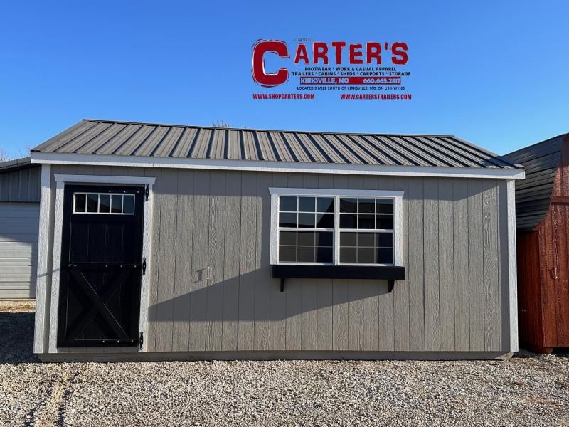 *NEW* 14&#39; X 20&#39; ASH GRAY LP SMART SIDING COTTAGE