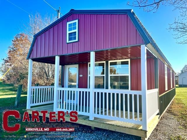 *NEW* 15&#39; X 44&#39; MAINTENANCE-FREE STEEL EXTRIOR BARN CABIN