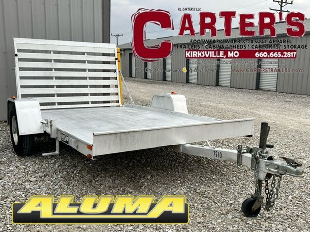72456 *PRE-OWNED* 2011 ALUMA 7210 S/A UTILITY TRAILER