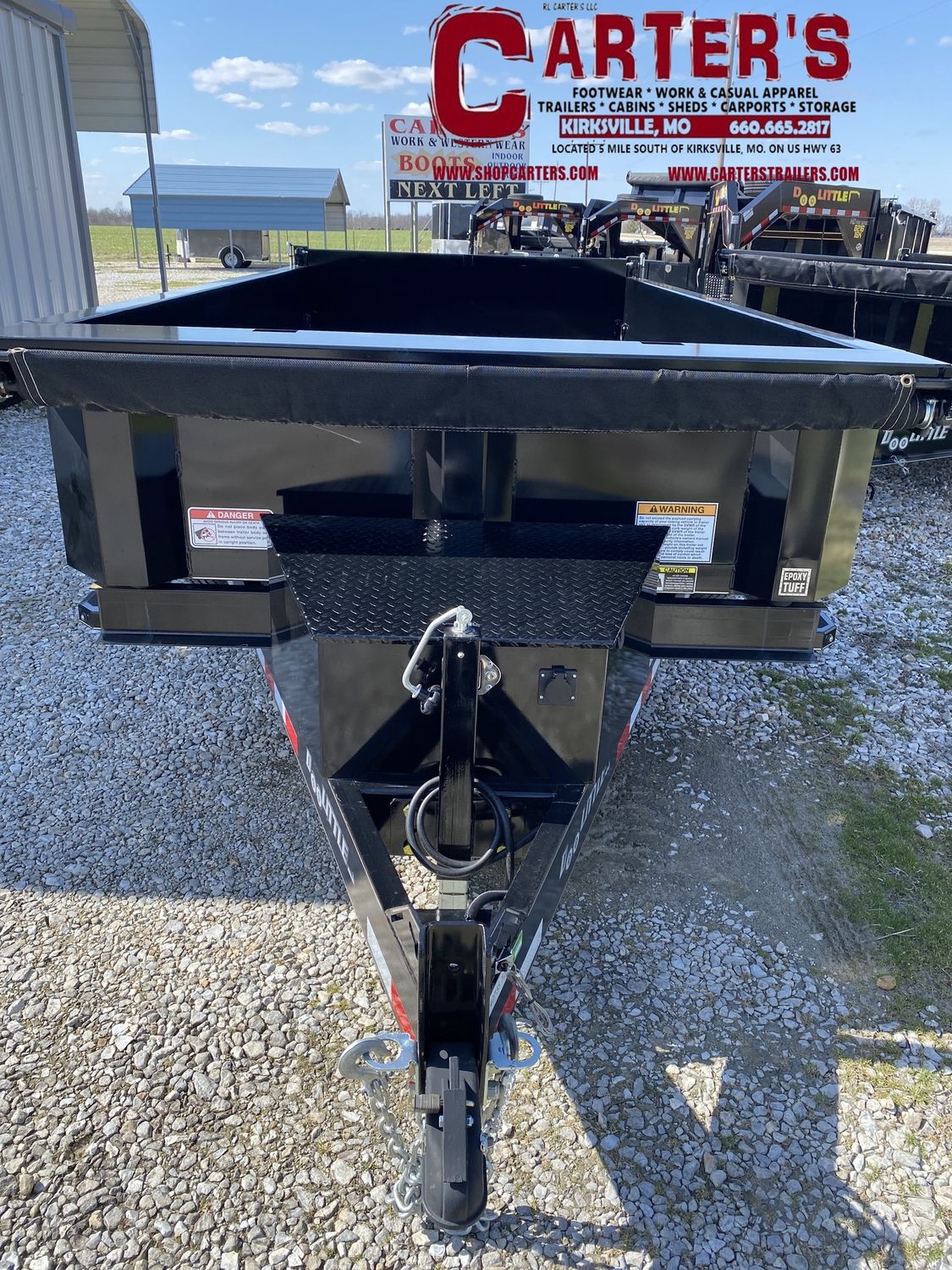 72965  *NEW* 2025 Doolittle Trailer Mfg 72&quot; X 12&#39; DUAL CYLINDER 10,000 GVWR MASTER Dump Trailer W/ TARP KIT, SELF-STORE RAMPS, &amp; WIRELESS REMOTE! *INCLUDES 5 YEAR FRAME WARRANTY!*