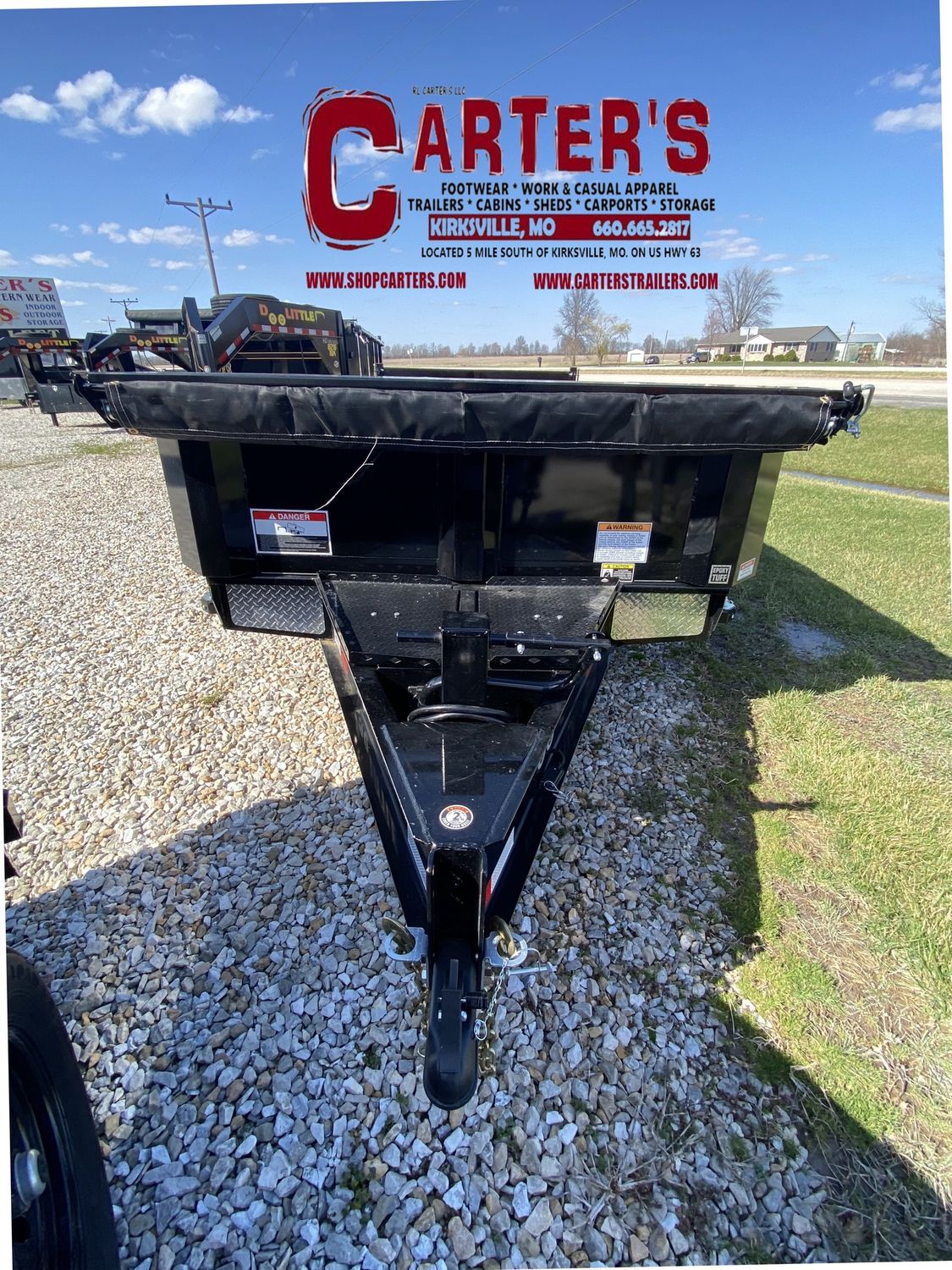 72966 *NEW* 2025 DOOLITTLE 82&quot; X 16&#39; 14,000 GVWR SCISSOR LIFT MASTER DUMP TRAILER