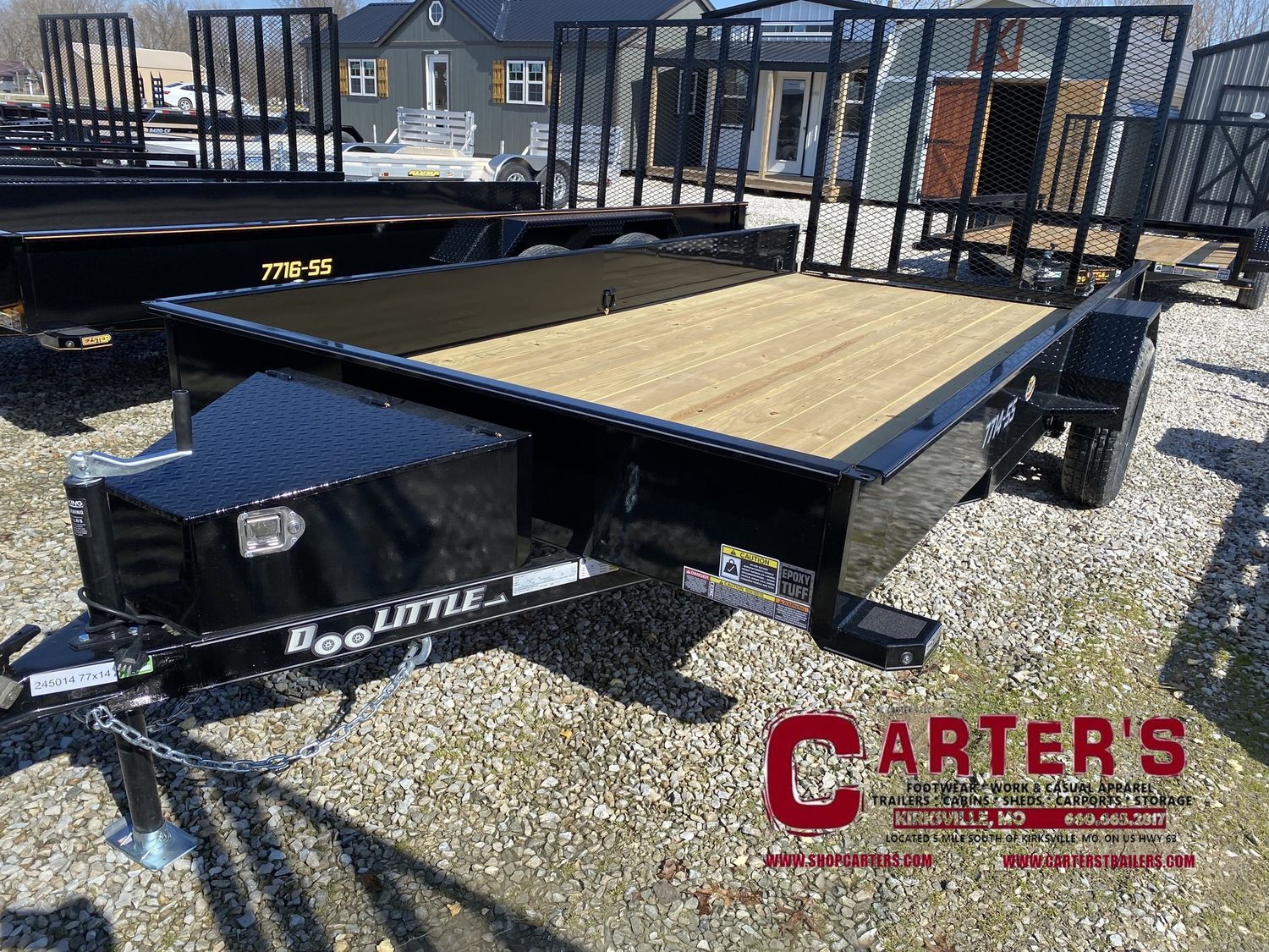 72960 *NEW*2025 DOOLITTLE 77&quot; X 14&#39; S/A SS SERIES UTILITY TRAILER