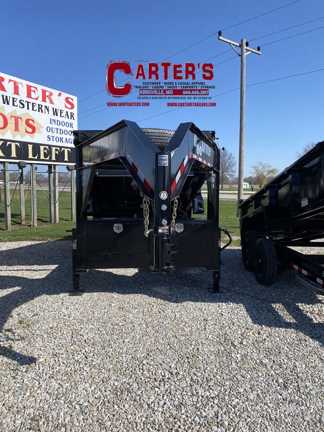 73006 *NEW 2025 DOOLITTLE 82&quot; X 14&#39; SCISSOR LIFT MASTER DUMP TRAILER - 14,000 GVWR - GOOSENECK W/ TARP KIT, 6&#39; SELF-STORE RAMPS, &amp; WIRELESS REMOTE!