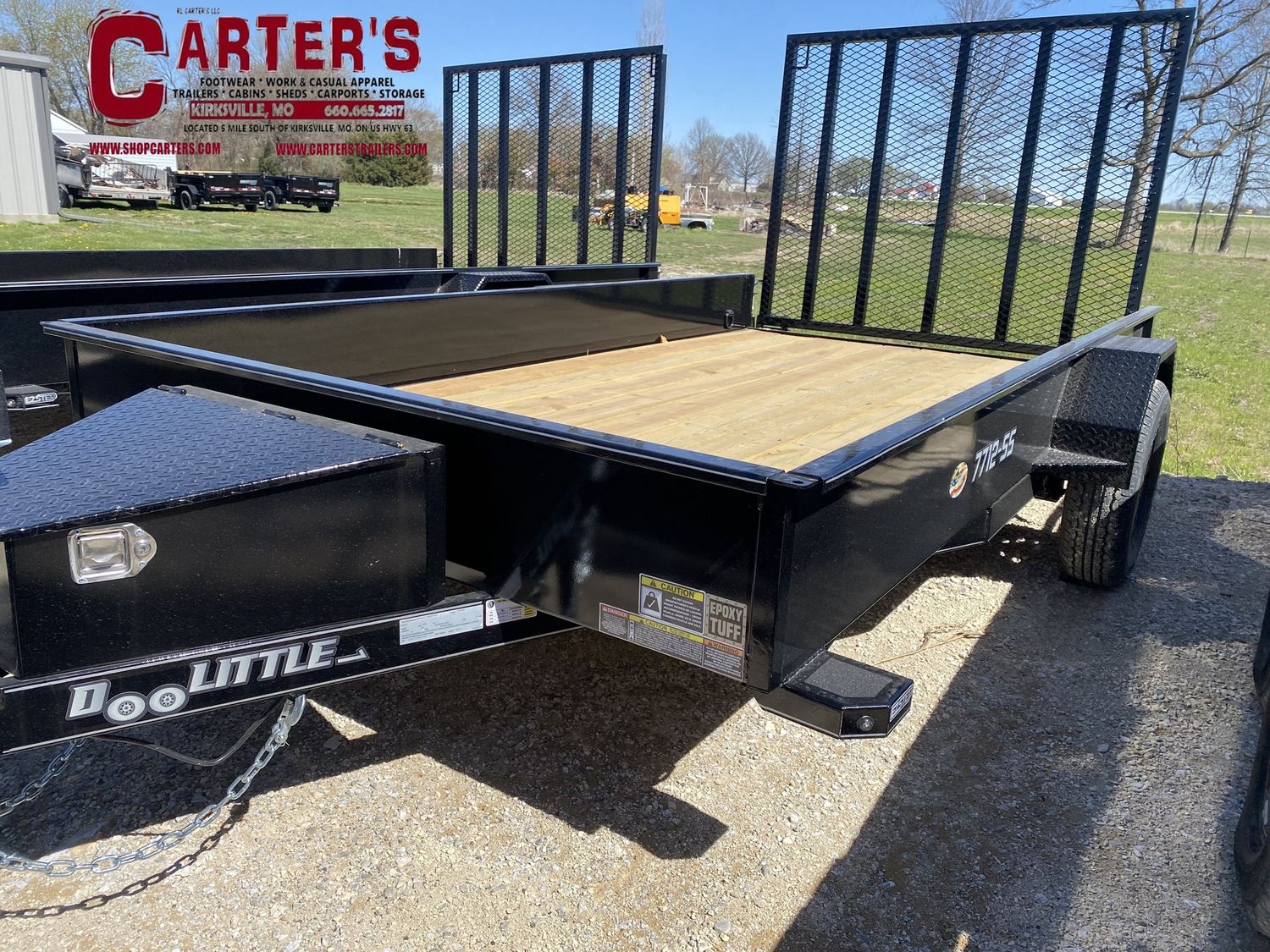72958 *NEW* 2025 DOOLITTLE 77&quot; X 12&#39; S/A SS SERIES UTILITY TRAILER