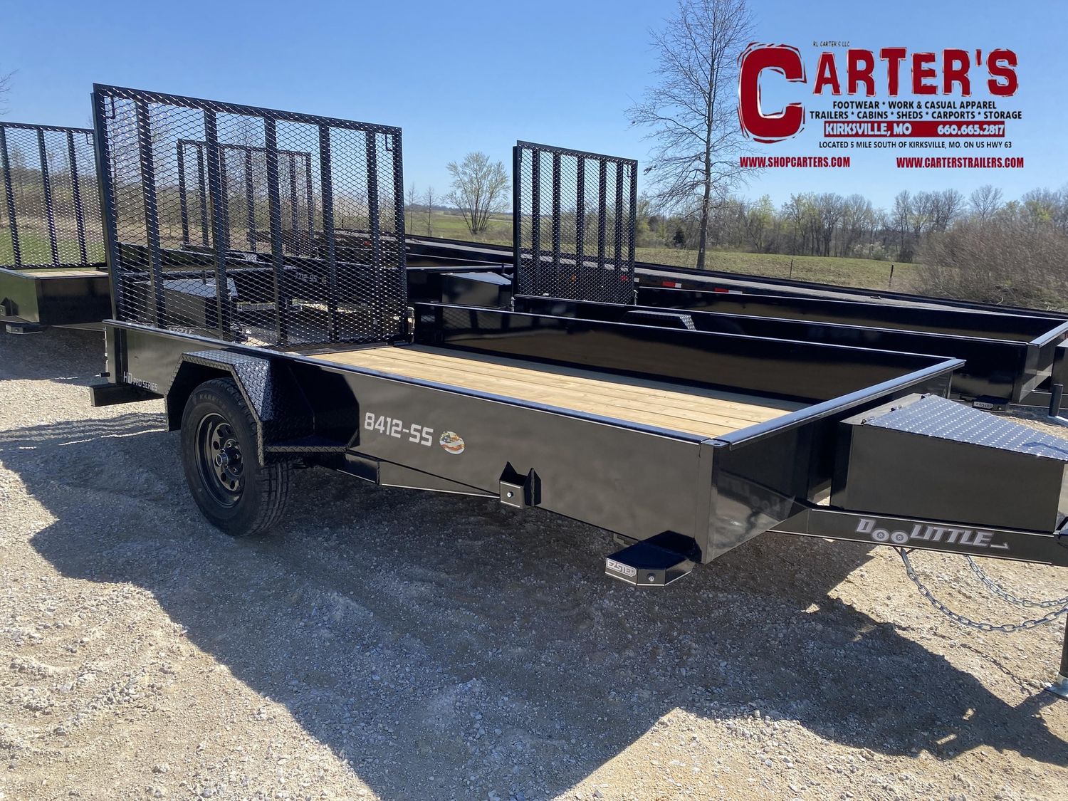 73000 *NEW* 2025 DOOLITTLE 84&quot; X 12&#39; S/A SS SERIES UTILITY TRAILER