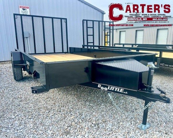 73395 *NEW* 2025 DOOLITTLE 84&quot; X 14&#39; S/A SS SERIES UTILITY TRAILER W/ 5&#39; EZ-LIFT SPRING-ASSISTED RAMP GATE &amp; 5 YEAR FRAME WARRANTY!