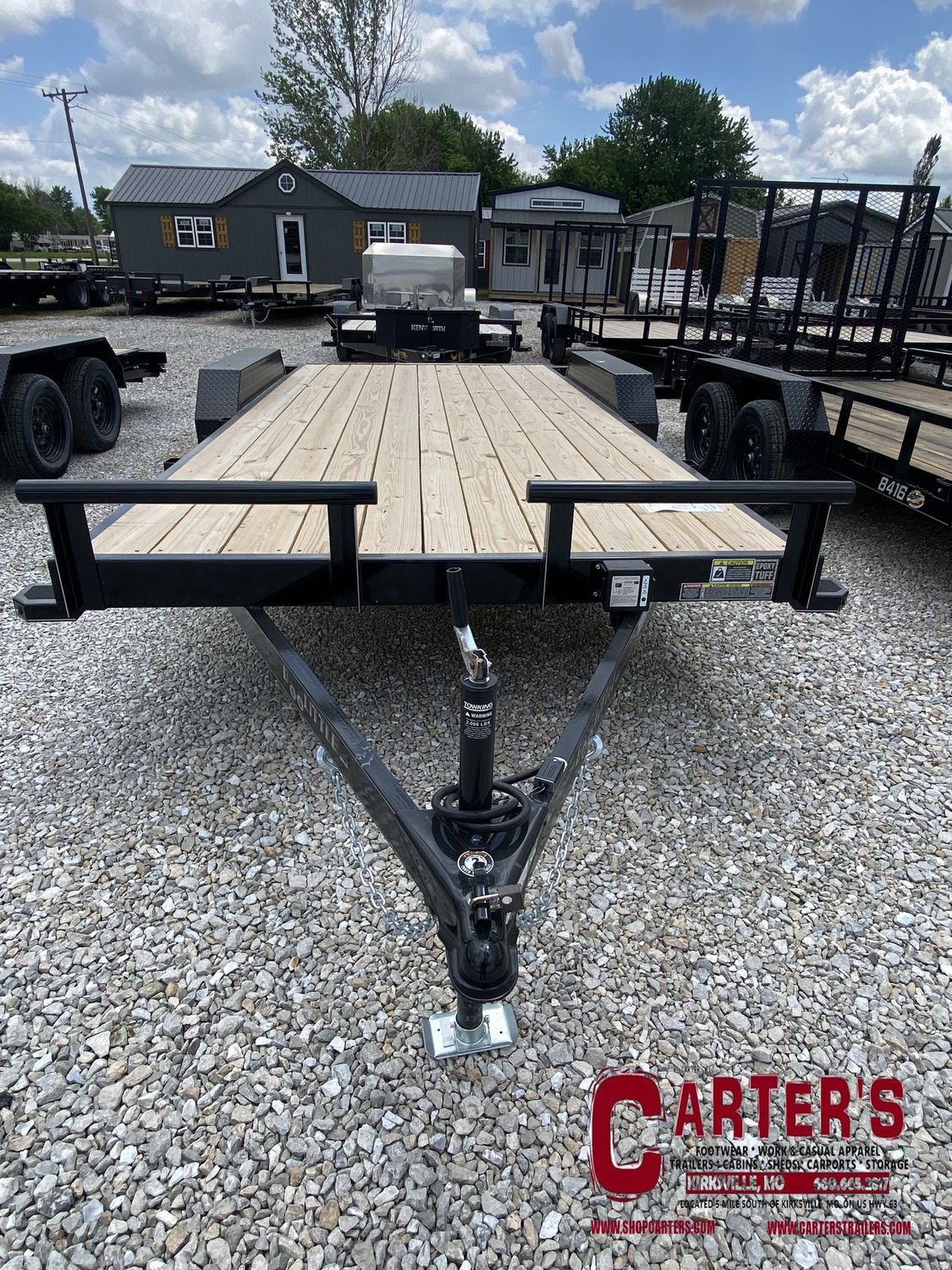 72548 *NEW* 2025 Doolittle Trailer Mfg 84&quot; X 16&#39; + 2&#39; DOVE CF 7,000 GVWR Equipment Trailer