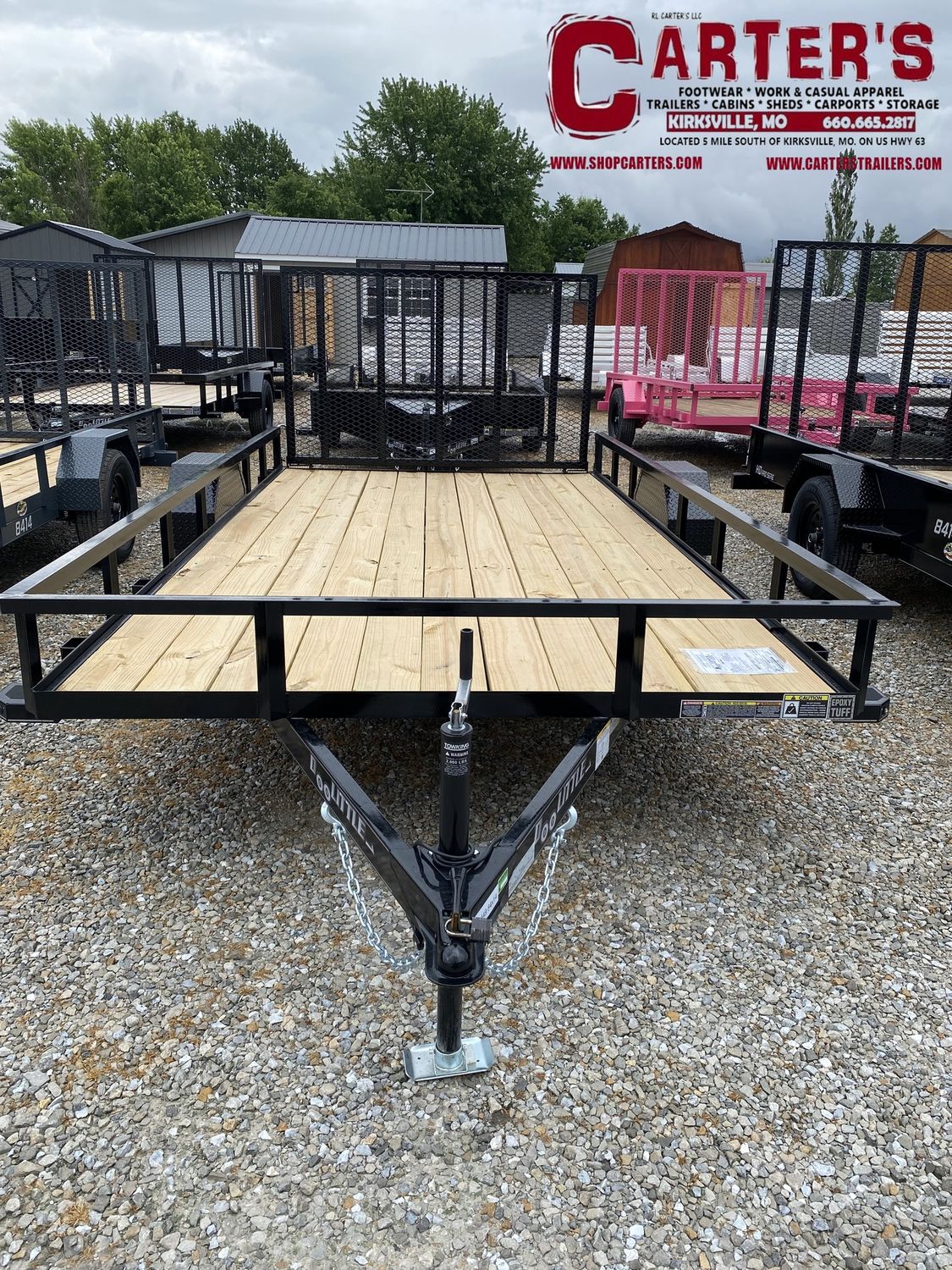 73648 *NEW* 2025 DOOLITTLE 84&quot; X 14&#39; RALLY SPORT S/A UTILITY TRAILER W/ 4&#39; RAMP GATE!