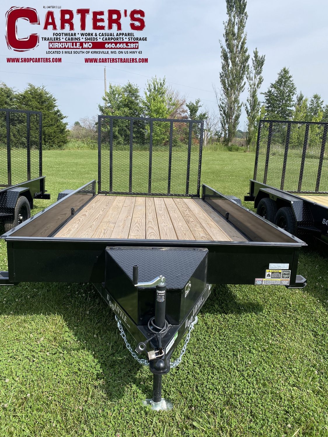 73858 *NEW* 2025 DOOLITTLE 84&quot; X 14&#39; S/A SS SERIES UTILITY TRAILER W/ 5&#39; EZ-LIFT SPRING-ASSISTED RAMP GATE &amp; 5 YEAR FRAME WARRANTY!