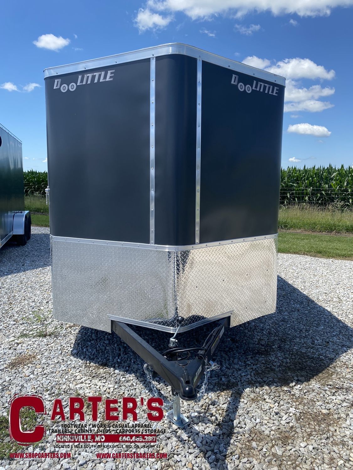 74273 *NEW* 2026 DOOLITTLE 7&#39; X 14&#39; T/A 7,000 GVWR CARGO W/ REAR RAMP DOOR &amp; SIDE DOOR! *INCLUDES 5 YEAR FRAME WARRANTY!* (GRAY)