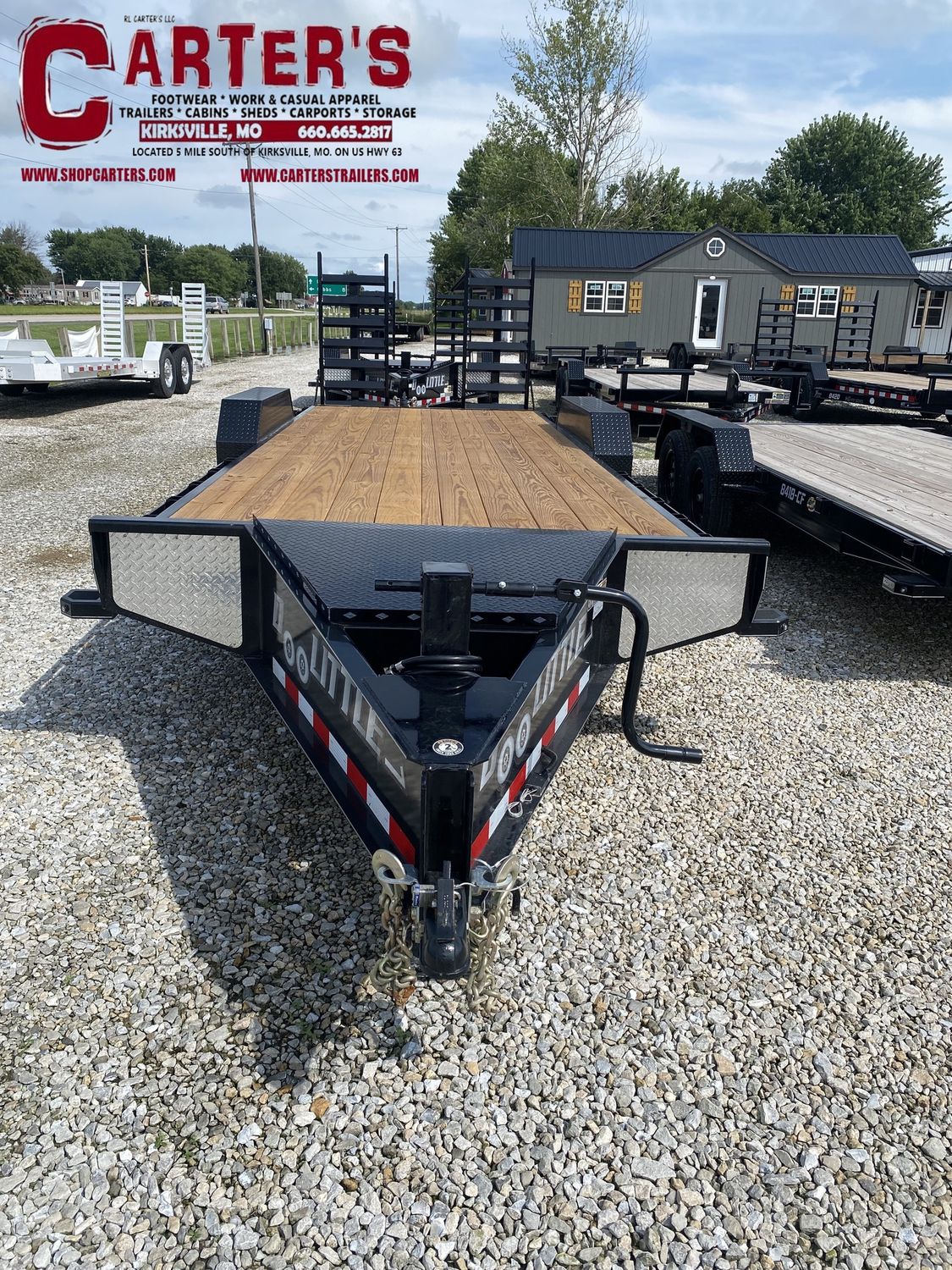 74332 *NEW* 2026 DOOLITTLE 82&quot; X 20&#39; + 2&#39; DOVE XTREME 16,000 GVWR EQUIPMENT TRAILER W/ 5&#39; HEAVY DUTY SPRING-ASSISTED FLIP-UP RAMPS &amp; 5 YEAR FRAME WARRANTY!